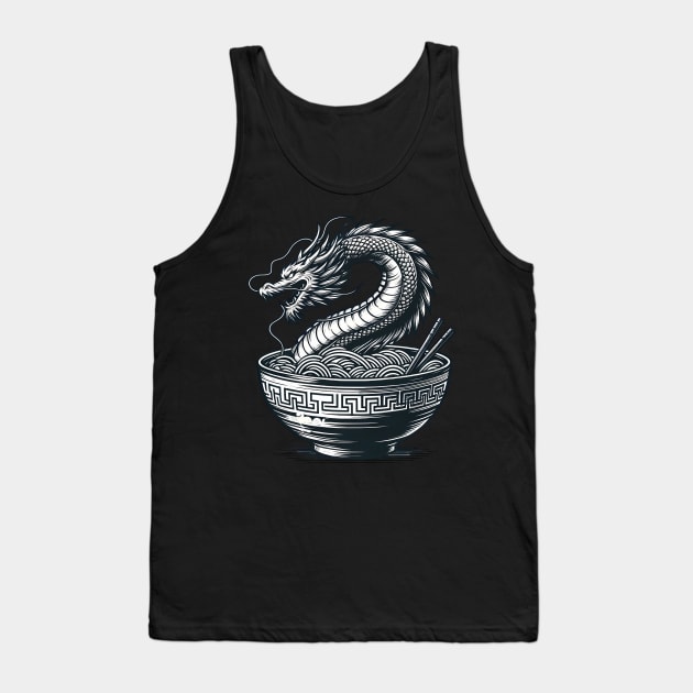 Dragon Ramen Tank Top by Moniato